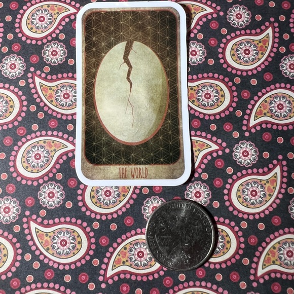 The WORLD Tarot Witchy Spiritual Light Worker Magick Occult Tarot Reader Fortune - Picture 2 of 3